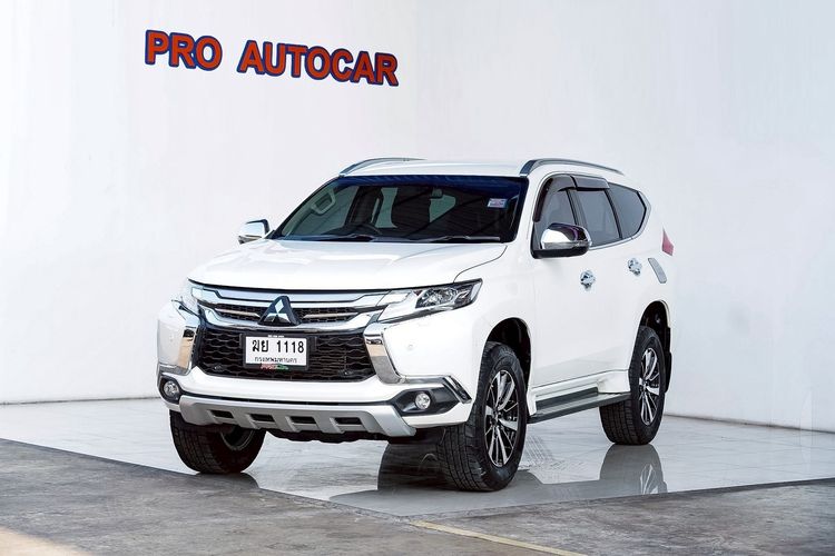 Mitsubishi Pajero Sport 2018 2.4 GT Premium Utility-car ดีเซล ไม่ติดแก๊ส เกียร์อัตโนมัติ ขาว