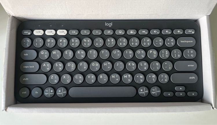 Logitech K380s Pebble Keys2 คีบอร์ดไร้สายเชื่อมต่อได้หลายเครื่องพร้อมกัน รูปที่ 7