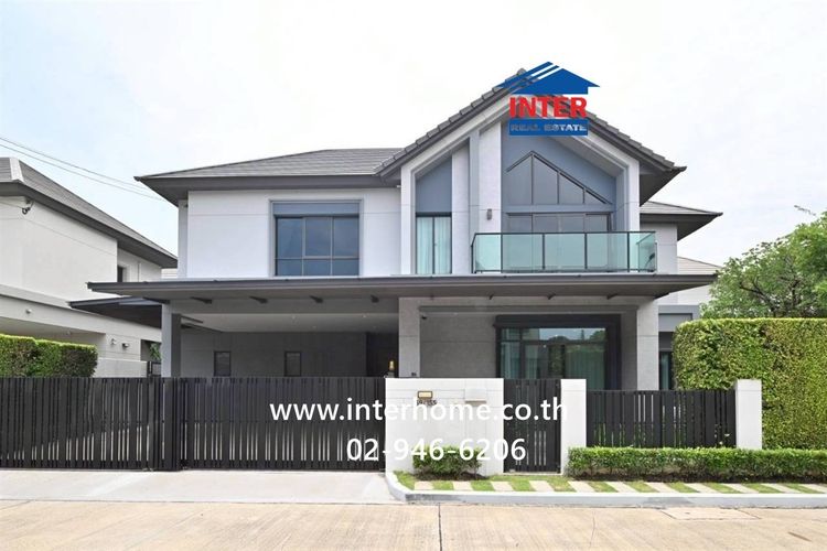 บ้านเดี่ยว 2 ชั้น 91.2 ตร.ว. หมู่บ้านบางกอกบูเลอวาร์ด พระราม5 ซอยอัจฉริยะประสิทธิ์1 ถนนราชพฤกษ์ ถนนนครอินทร์ บางกรวย นนทบุรี