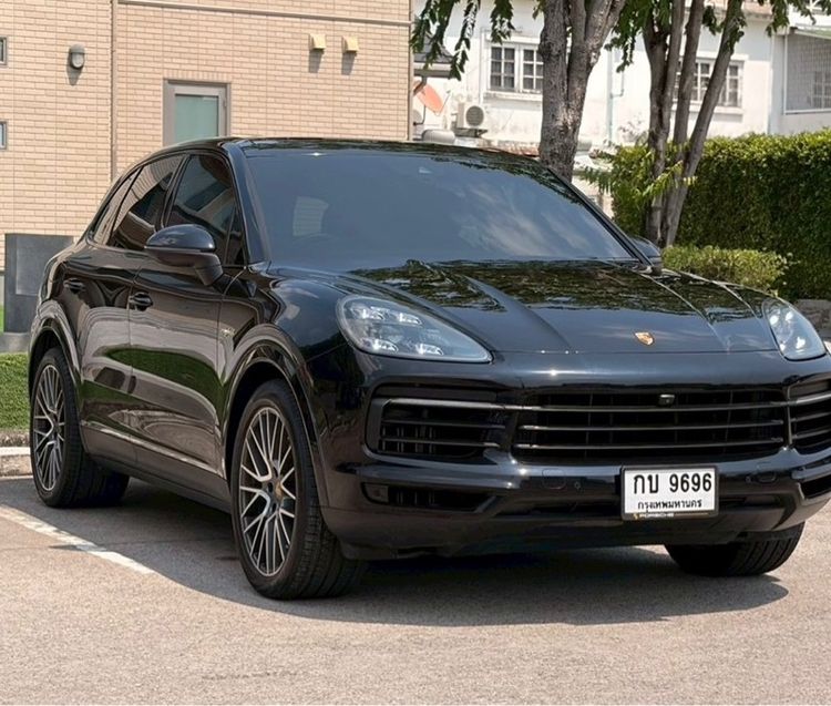 Porsche Cayenne 2022 3.0 S E-Hybrid 4WD Utility-car ไฮบริด เกียร์อัตโนมัติ ดำ รูปที่ 3