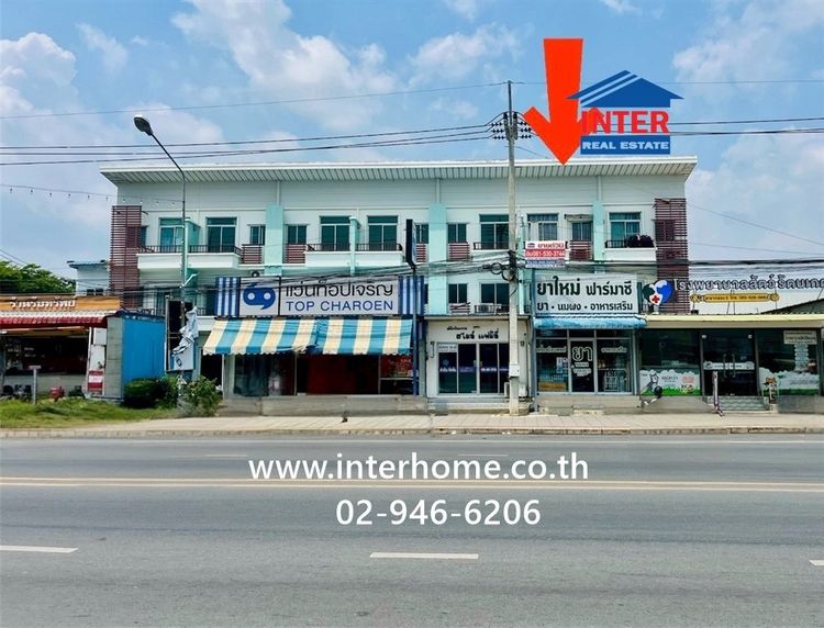 อาคารพาณิชย์ 3 ชั้น 25.5 ตร.ว. อาคารพาณิชย์ ใกล้ตลาดมั่งมีทรัพย์ ถนนลำลูกกา ถนนนิมิตใหม่ ลำลูกกา ปทุมธานี