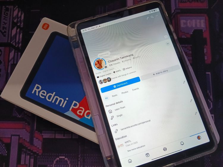 แท็บเล็ต Redmi Pad SE 8.7 WiFi  สภาพใหม่กริบ ประกันศูนย์เหลือยาว รูปที่ 4