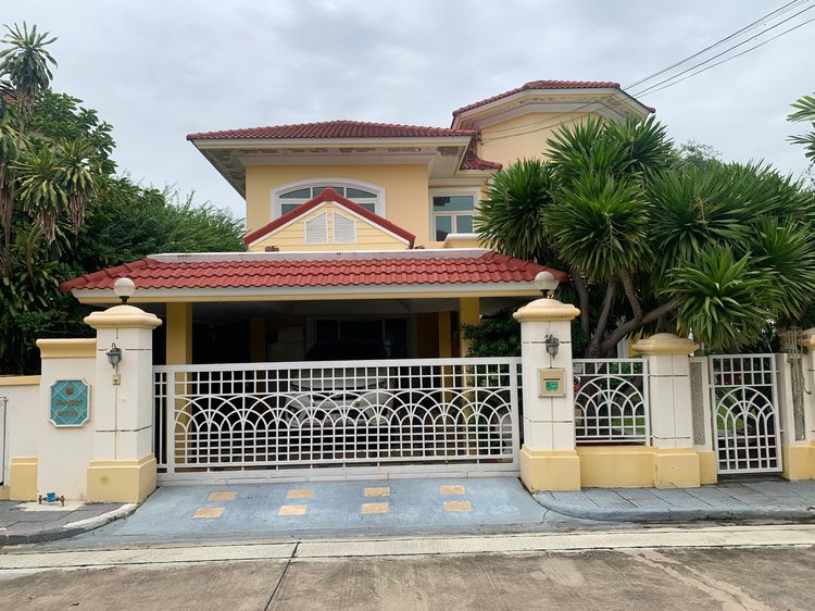 บ้านเดี่ยวใกล้ MRT สีม่วง หมู่บ้านภัสสร 7 พื้นที่ใหญ่ พร้อมอยู่