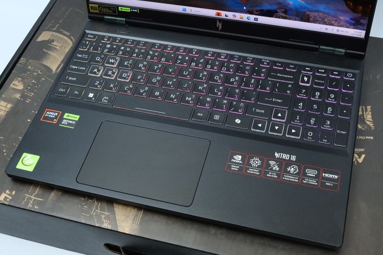 ACER Nitro 16 Ryzen 7 8845HS-RX4060 RAM32-SSD512+1TB รูปที่ 4