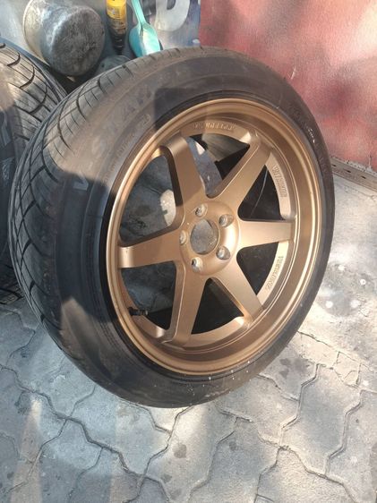 ขายล้อแม็ก หน้า9.5หลัง10.5 พร้อมยาง275-40-18ปี25 สวยกริบไม่มีตำหนิ รูปที่ 14