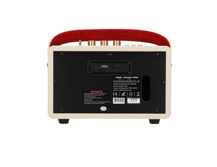AIWA Retro Pro Bluetooth Speaker ลำโพงบลูทูธพกพา SUPER BASS รูปที่ 4