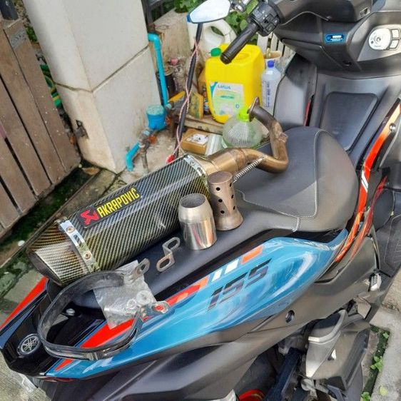 ท่อ Yamaha aerox ลั่นๆเตรียมรับสงกรานต์ครับ ใช้งานมีจุกลดเสียงครบชุดครับ รูปที่ 4