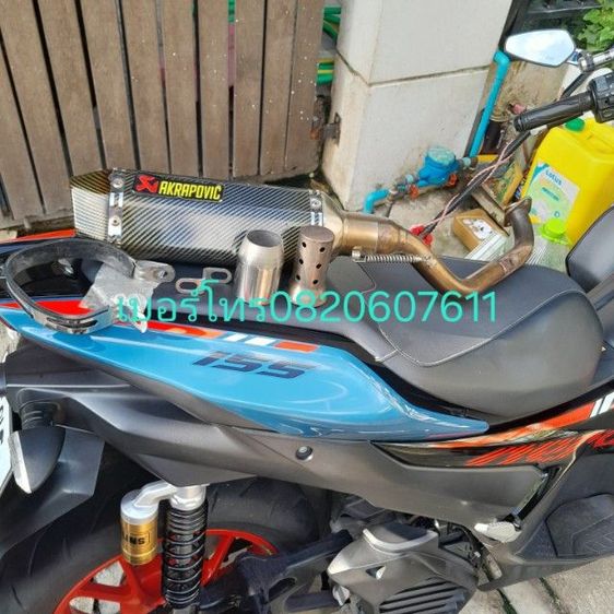 ท่อ Yamaha aerox ลั่นๆเตรียมรับสงกรานต์ครับ ใช้งานมีจุกลดเสียงครบชุดครับ