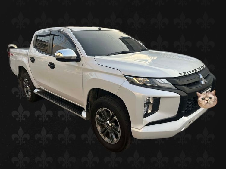 Mitsubishi Triton 2020 All New Double Cab 2.4 GT Plus Pickup ดีเซล ไม่ติดแก๊ส เกียร์อัตโนมัติ ขาว รูปที่ 4