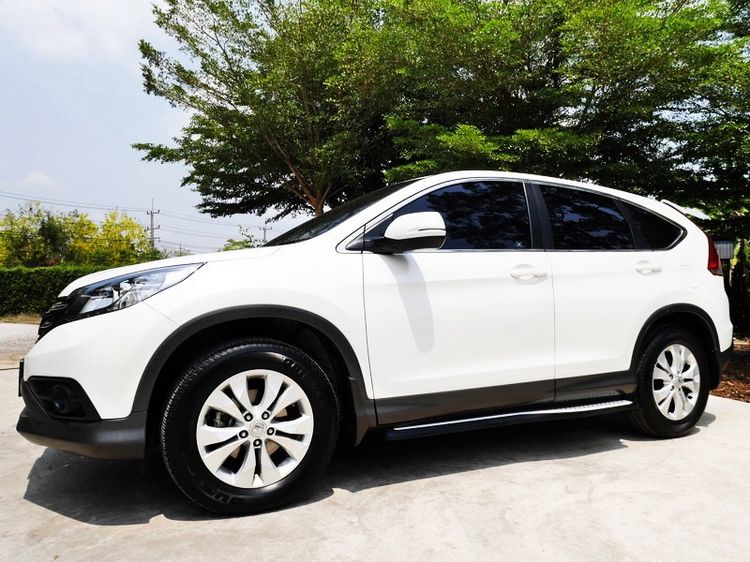 Honda CR-V 2013 2.0 E 4WD Utility-car เบนซิน ไม่ติดแก๊ส เกียร์อัตโนมัติ ขาว
