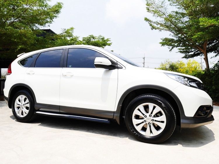 Honda CR-V 2013 2.0 E 4WD Utility-car เบนซิน ไม่ติดแก๊ส เกียร์อัตโนมัติ ขาว รูปที่ 2