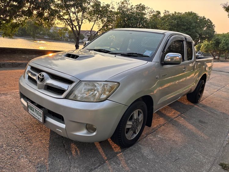 Toyota Hilux Vigo 2008 2.5 E Pickup ดีเซล เกียร์ธรรมดา เทา รูปที่ 3