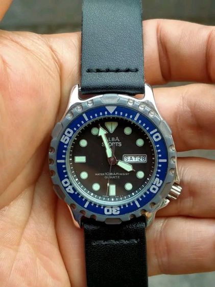 นาฬิกา Alba ถ่าน ทรงดำน้ำ
สภาพดี เดินดี ใช้งานปกติ