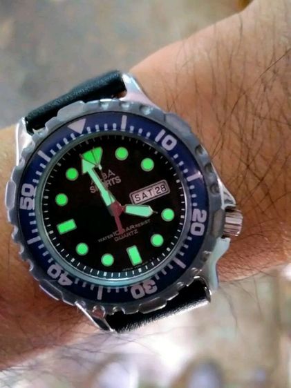 นาฬิกา Alba ถ่าน ทรงดำน้ำ
สภาพดี เดินดี ใช้งานปกติ รูปที่ 9