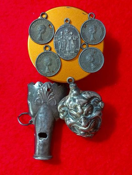 อังกฤษ..ทั้งหมด เหรียญเก่า,กระบวน,นกหวีด เนื้อเงินแท้เก่าโบราณ  รูปที่ 14