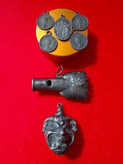 อังกฤษ..ทั้งหมด เหรียญเก่า,กระบวน,นกหวีด เนื้อเงินแท้เก่าโบราณ  รูปที่ 4