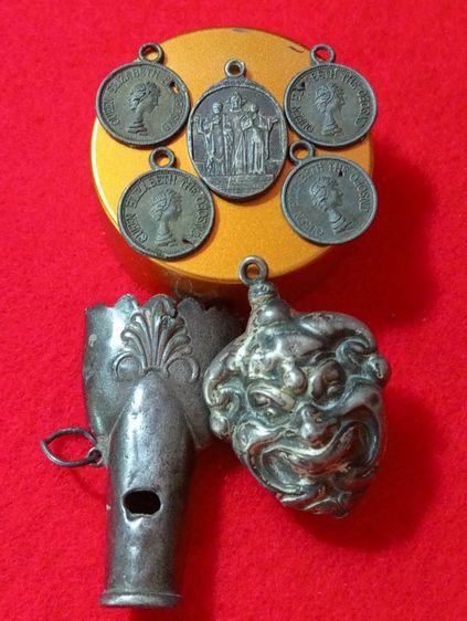 อังกฤษ..ทั้งหมด เหรียญเก่า,กระบวน,นกหวีด เนื้อเงินแท้เก่าโบราณ  รูปที่ 12