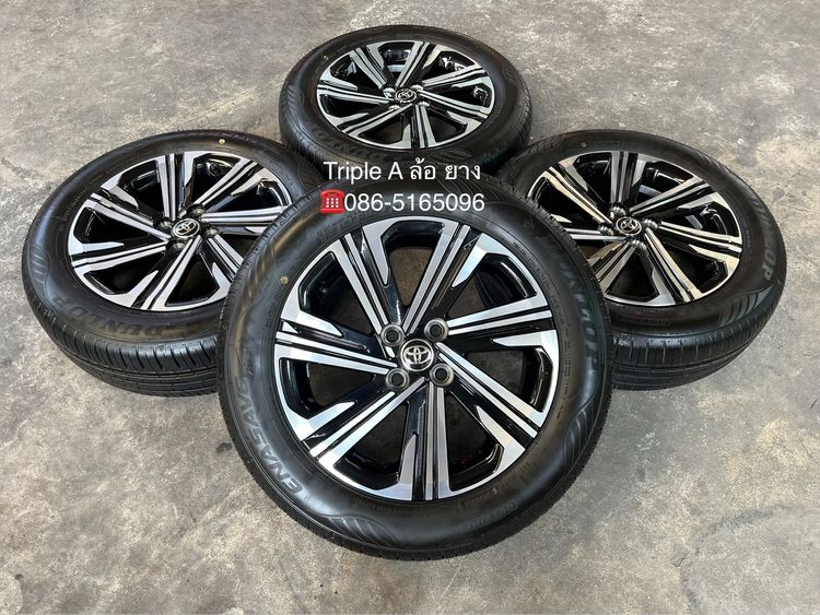อื่นๆ อะลูมิเนียมอัลลอย 16" ✨ล้อแม็กป้ายแดง✨Toyota Yaris Ativ รุ่นใหม่ ขอบ 16 พร้อมยางใหม่ป้ายแดง 195-60-16 Dunlop🚩ปี 26🚩