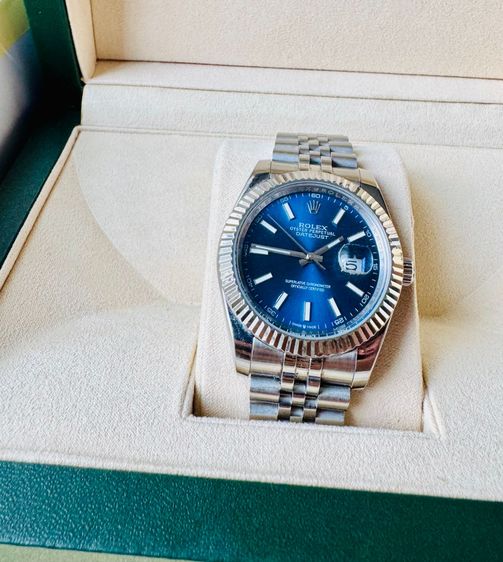 Used DJ 41 mm Blue Jubilee Automatic สายสวยไม่สนิม รูปที่ 4