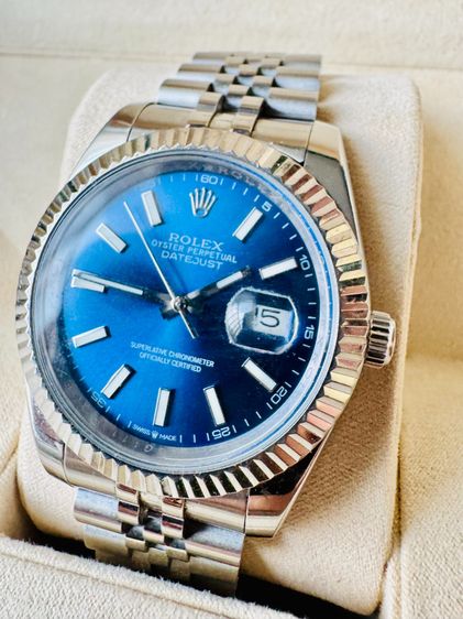 Used DJ 41 mm Blue Jubilee Automatic สายสวยไม่สนิม รูปที่ 12