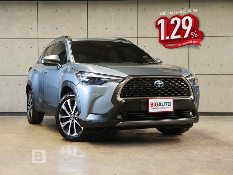 รถ Toyota Corolla Cross 1.8 Hybrid Premium Safety สี เทา