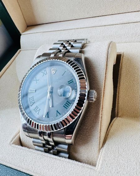 Used DJ41 Wimbledon Case Jubilee Strap  Automatic function รูปที่ 4