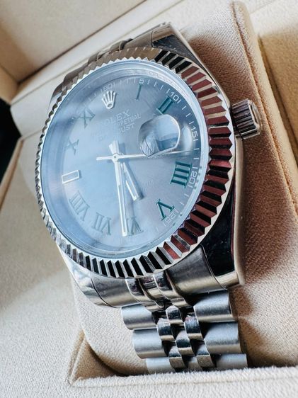 Used DJ41 Wimbledon Case Jubilee Strap  Automatic function รูปที่ 9