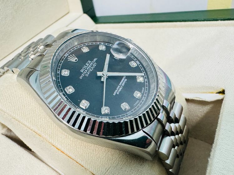 Used DJ40 Black Diamond Men Watch รูปที่ 2