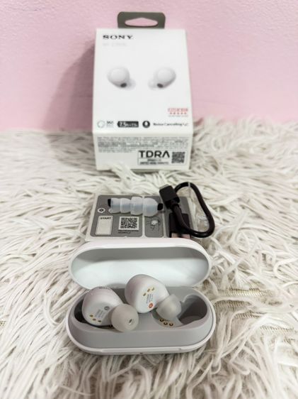 Sony หูฟังตัดเสียงรบกวนไร้สาย WF-C700N (White) มือ2