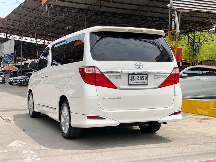 Toyota Alphard 2012 2.4 V Van เบนซิน ไม่ติดแก๊ส เกียร์อัตโนมัติ ขาว รูปที่ 4
