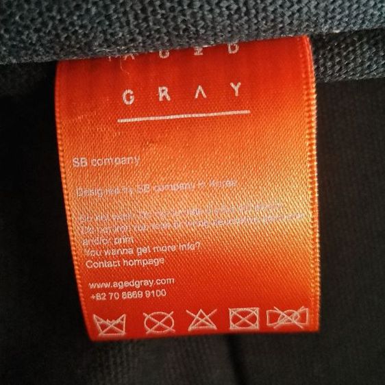 กระเป๋าผ้าแคนวาส​แบรนด์​ AGED​ GRAY​ มือ​ 2​  รูปที่ 9