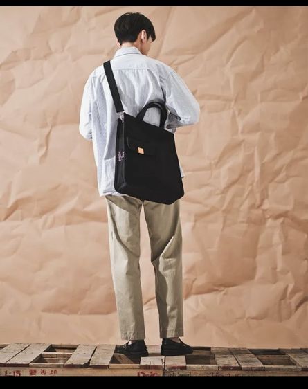 กระเป๋าผ้าแคนวาส​แบรนด์​ AGED​ GRAY​ มือ​ 2​  รูปที่ 7