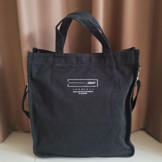 กระเป๋าผ้าแคนวาส​แบรนด์​ AGED​ GRAY​ มือ​ 2​  รูปที่ 4