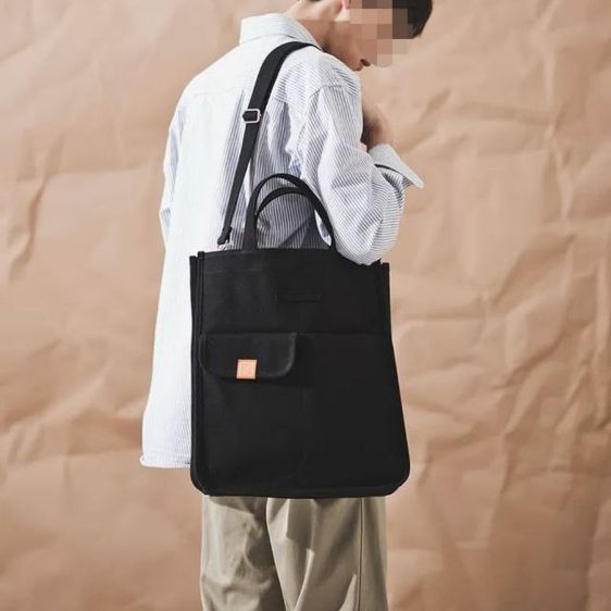 กระเป๋าผ้าแคนวาส​แบรนด์​ AGED​ GRAY​ มือ​ 2​  รูปที่ 6