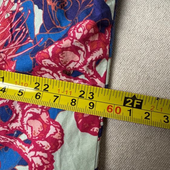 เสื้อฮาวายลายดอก​ David Shepard Hawaii ผ้าต่อลาย Size XL รูปที่ 13