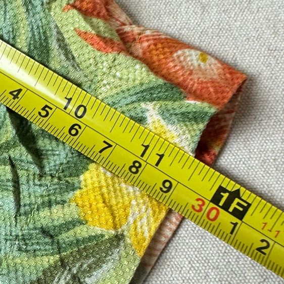 เสื้อฮาวายลายดอก​ Visitor ผ้า Silk Size XL รูปที่ 10