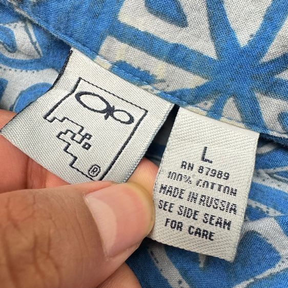 เสื้อฮาวายลายดอก​ Ocean Pacific​ OP งานเก่ายุค 00s Size L รูปที่ 3