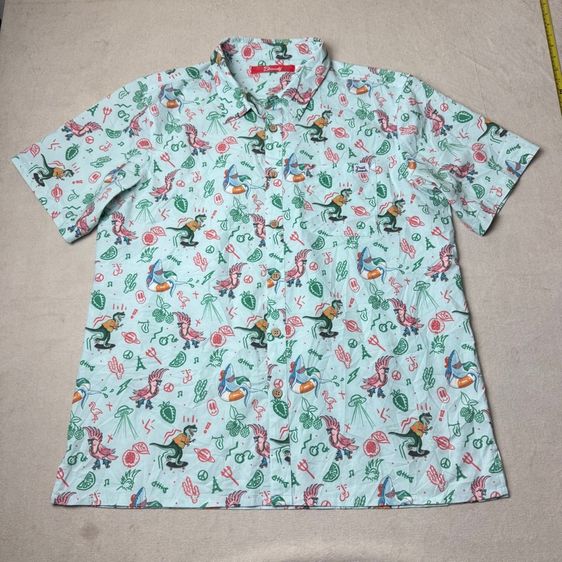 เสื้อฮาวายลายดอก​ Shinesty มีที่ใส่เบียร์​ Size XL​
