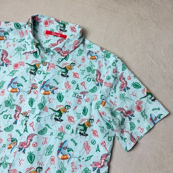 เสื้อฮาวายลายดอก​ Shinesty มีที่ใส่เบียร์​ Size XL​ รูปที่ 2