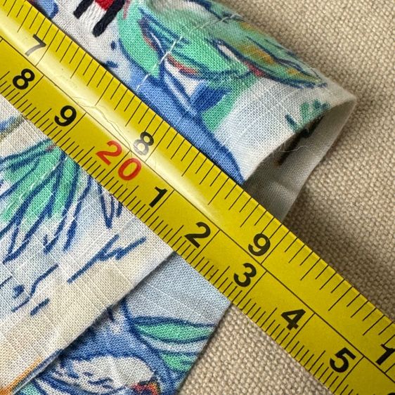 เสื้อฮาวายลายดอก​ Tommy Hilfiger​ Size XXL รูปที่ 9