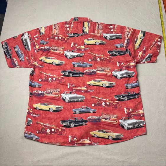 เสื้อ​ North River ผ้า Cotton งานต่อลาย หายาก Size L รูปที่ 8