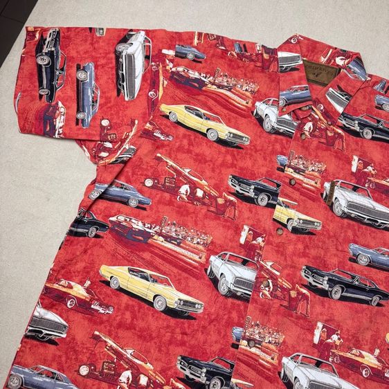 เสื้อ​ North River ผ้า Cotton งานต่อลาย หายาก Size L รูปที่ 2