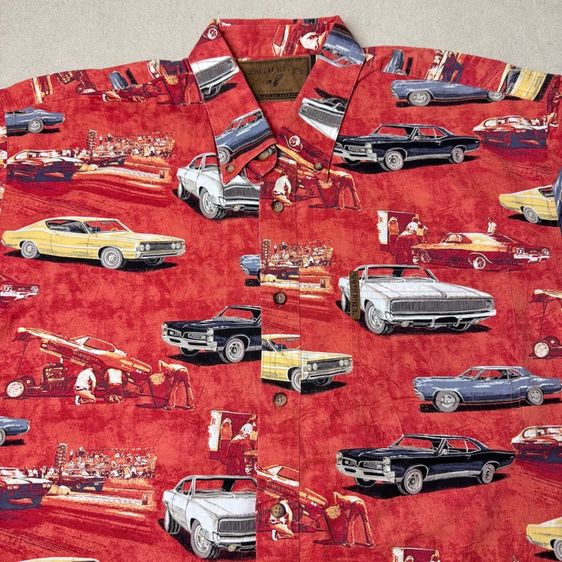 เสื้อ​ North River ผ้า Cotton งานต่อลาย หายาก Size L