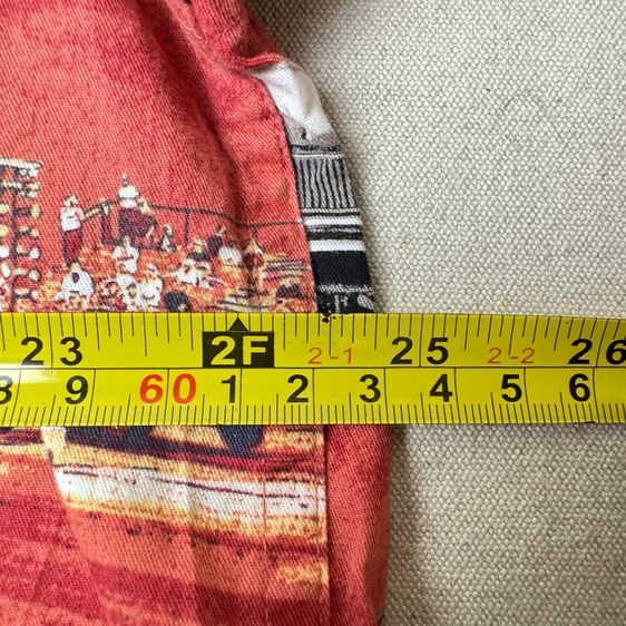 เสื้อ​ North River ผ้า Cotton งานต่อลาย หายาก Size L รูปที่ 9