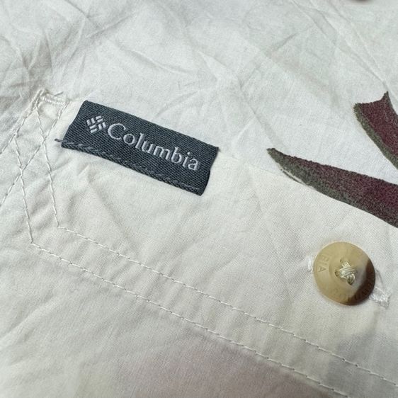 เสื้อฮาวายลายดอก​ Columbia Outdoor​ Size XL​ รูปที่ 6
