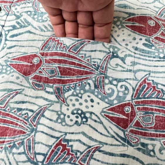 เสื้อฮาวายลายดอก​ Reyn​ Spooner​ Size XL​ รูปที่ 6