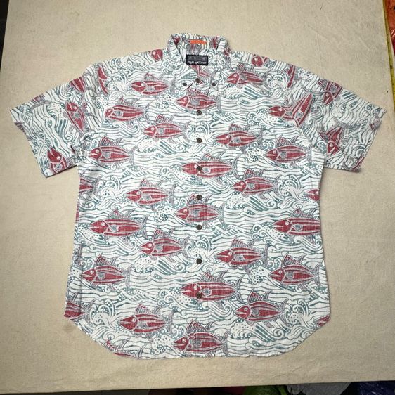 เสื้อฮาวายลายดอก​ Reyn​ Spooner​ Size XL​ รูปที่ 10