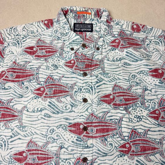 เสื้อฮาวายลายดอก​ Reyn​ Spooner​ Size XL​ รูปที่ 2