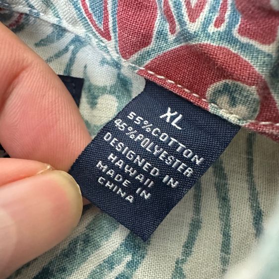 เสื้อฮาวายลายดอก​ Reyn​ Spooner​ Size XL​ รูปที่ 7