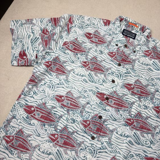 เสื้อฮาวายลายดอก​ Reyn​ Spooner​ Size XL​ รูปที่ 3